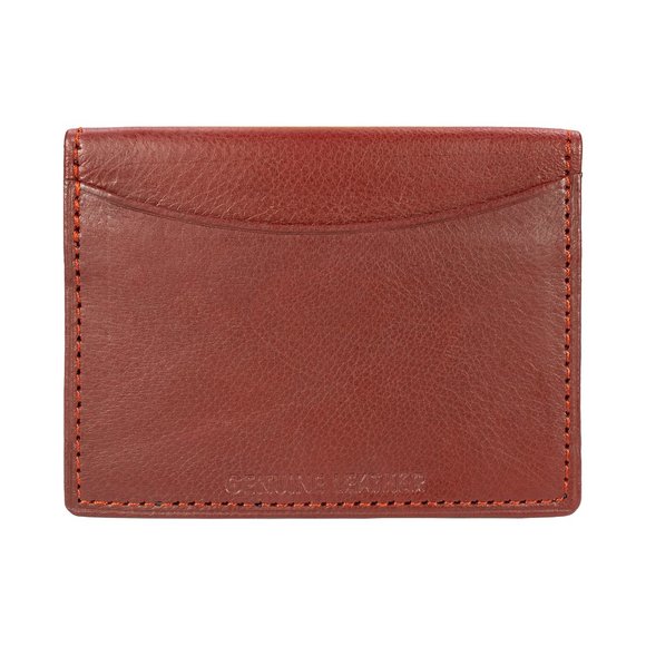 Mens Leather Credit Card Case, Slim ID Holder, Business Card Organizer - Picture 9 of 10